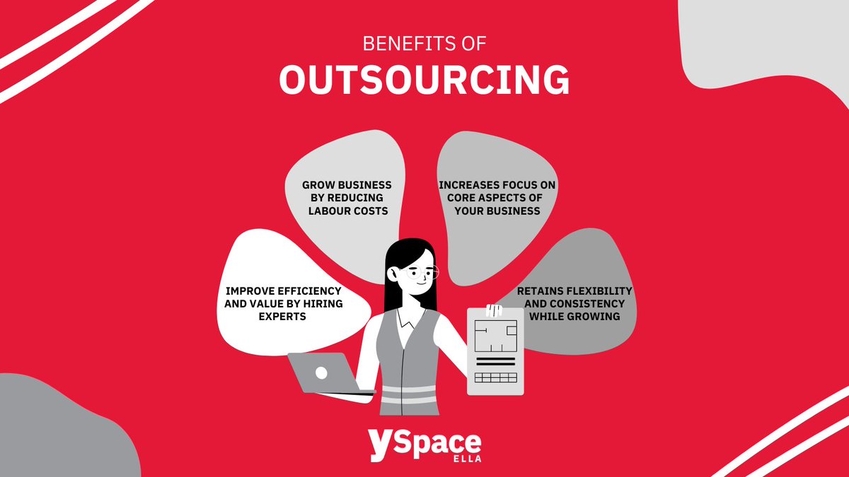 Once your business begins to grow you may need extra help, outsourcing is a great way to help your business during its growth stages!

What benefits have you noticed once you started outsourcing? Tell us in the replies!

#BusinessTips #WomenInBusiness