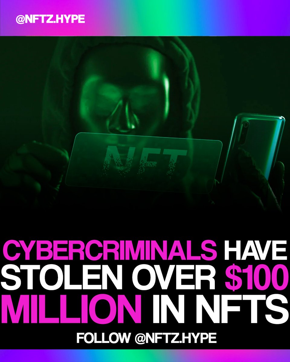 HypedNftz's tweet photo. Thieves looking to score expensive JPEGs have been busy over the last twelve months. 🥷🏽 https://t.co/ozPoM3QLgk