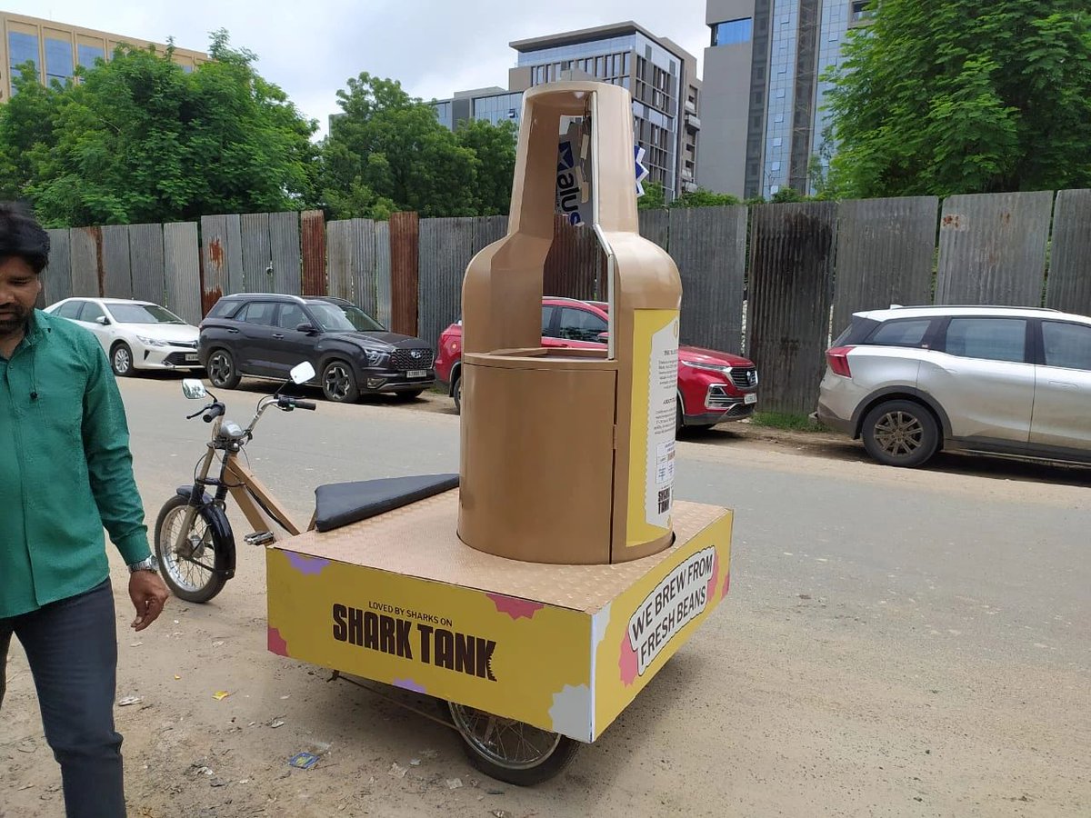WwwEvor's tweet photo. The Making of "Theka Coffee" EVOR E Cart
91 7878667787 #ElectricVehicleManufacturer #HEV #electricloader #ev #electriccargoloadertricycle #eloader #ecart #ecargo #ahmedabadcity #bopal #makeinindia #India #vocalforlocal #atmanirbhar bharat #coffeecart #thekacoffee #sharktankindia https://t.co/piSjOebKJ1