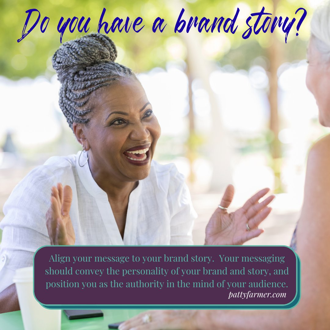 PattyFarmer's tweet photo. Your brand expresses who you are and what your business does through the lens of your potential client. Is your BRAND STORY sharing who you are in a way that will attract the audience you are looking for?
#MarketingCoach #BusinessByDesign #BusinessTips #BusinessStrategyCoach https://t.co/MFrAKtJcCM
