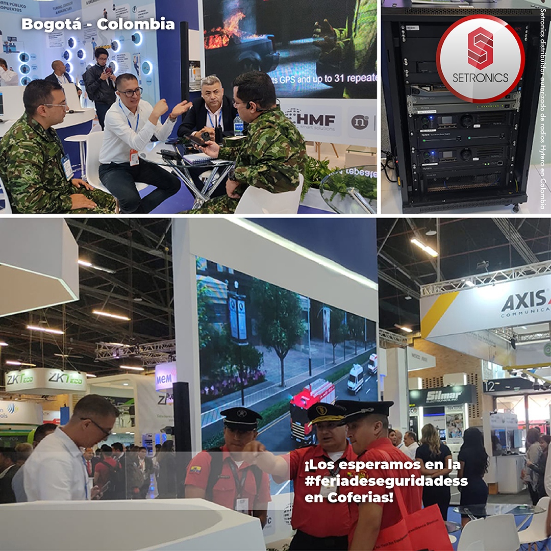 setronicssas2's tweet photo. ¡Los esperamos en la #feriadeseguridadess en Corferias en Bogotá! Conozca la última tecnología de #Hytera stand 317                                                                                                                                       
#SOMOSHYTERA #SETRONICS https://t.co/3cjqXi2bvp