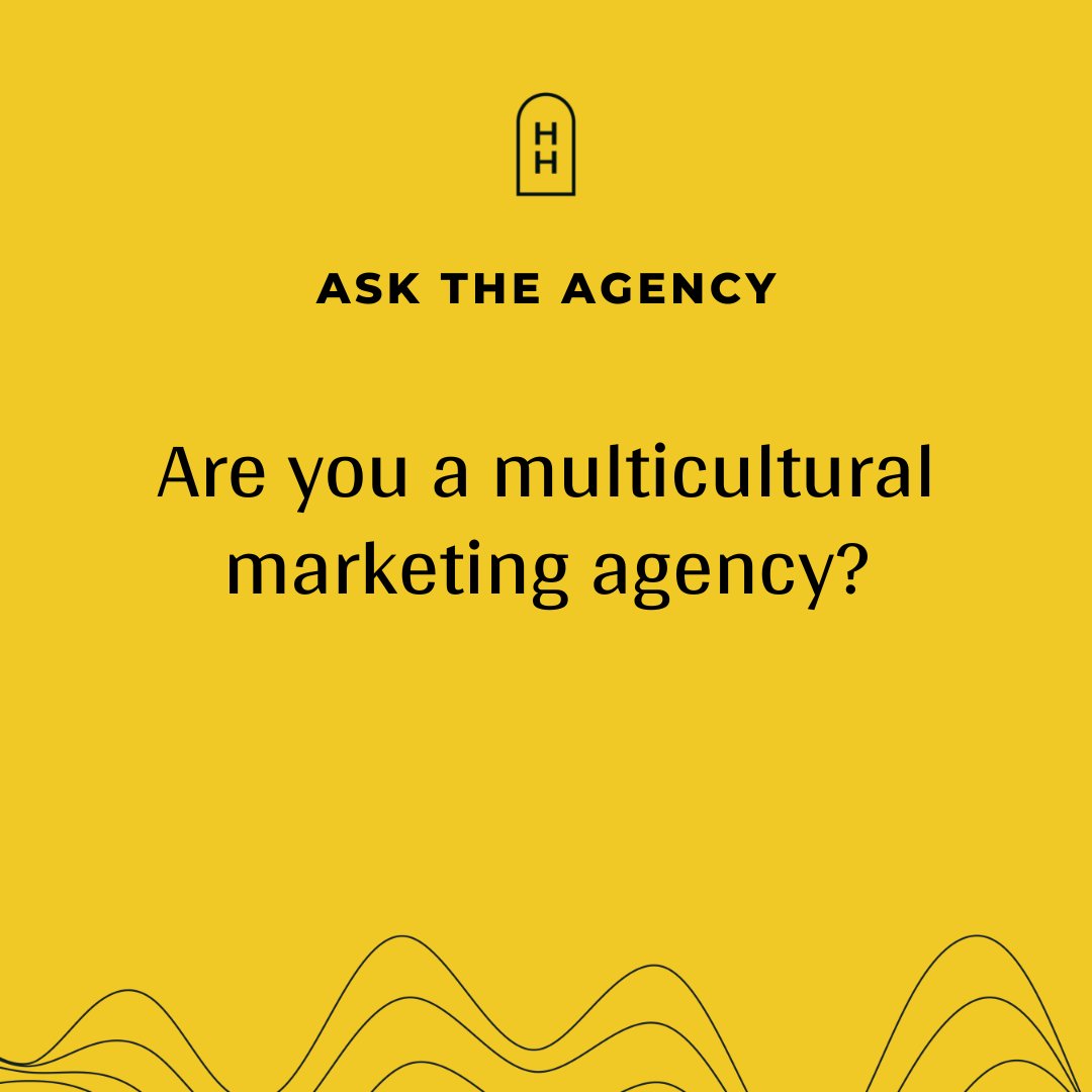 We are not a multicultural agency but we do pride ourselves on building diverse, culturally competent teams to develop strategy and creative for our clients. 

Comment on this post or DM us any questions you have, and stay tuned in! 

#ItsHueHouse