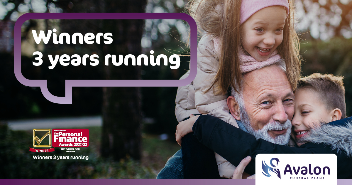 Avalon_Funerals's tweet photo. Did you know that Avalon has won Best Funeral Plan Provider for three years running at the Personal Finance Awards?

The Award recognises our dedication to our customers, as well as the high standard of our service.

More about Avalon 👉 https://t.co/e5QKckE19a

#FuneralPlan https://t.co/ORUiaKwkhr