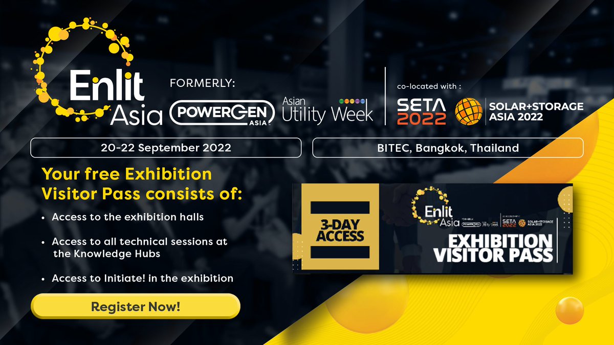 FactorThisMedia's tweet photo. It's time to book your flights to Bangkok! ✈️
Held from 20-22 September, the premier conference for top ASEAN power and electrical industry professionals is BACK!
Check out with your passes now!
👉 https://t.co/BbBia5q9N4
#PowerGenAsia #AsianUtilityWeek #EnlitAsia https://t.co/mLo7V2fjEb