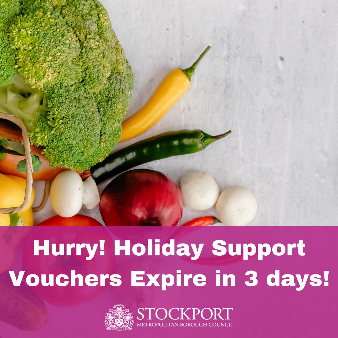 Stockport Council on Twitter "There are only three days left to redeem