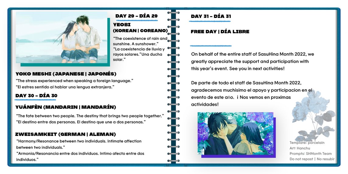 SasuhinaMonth's tweet photo. SasuHina Month - Last Week ✨ https://t.co/w3XDT097zX