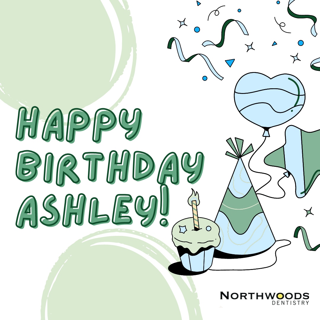 NorthwoodsDent1's tweet photo. Today, our lovely Ashley is celebrating her birthday! Thank you for being a valued Northwoods team member! #northwoodsdentistry #dentist #oralhealth #wisconsindentist #like #instalike #follow #instafollow #teeth #dentalcare #oralhygiene #brush #floss #cosmseticdentist #teethw... https://t.co/wwQILaB5CR