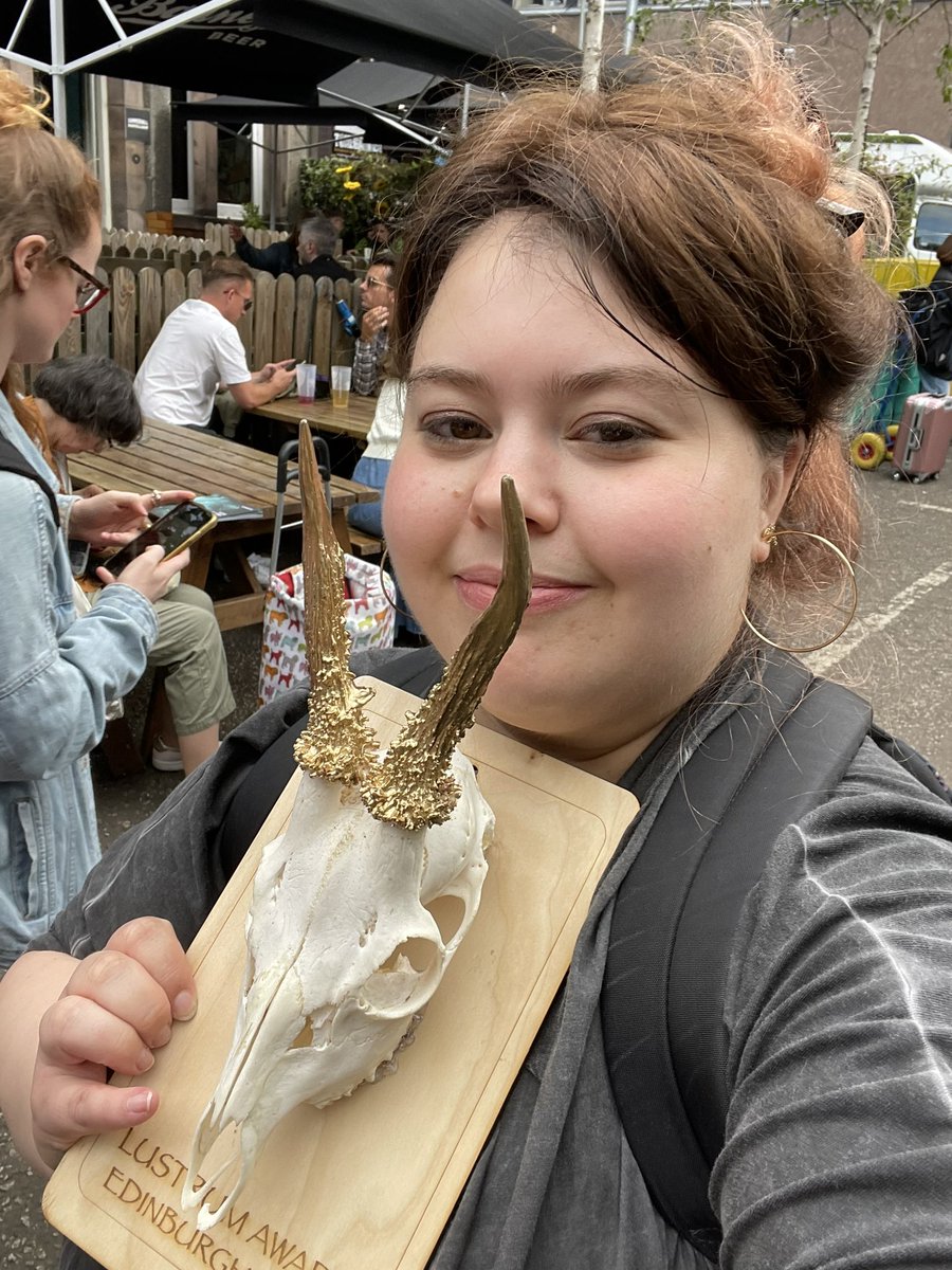 Thrilled to announce we’ve also been given THE MOST METAL AWARD IN EDINBURGH 🤟🤟🤟✨🌿