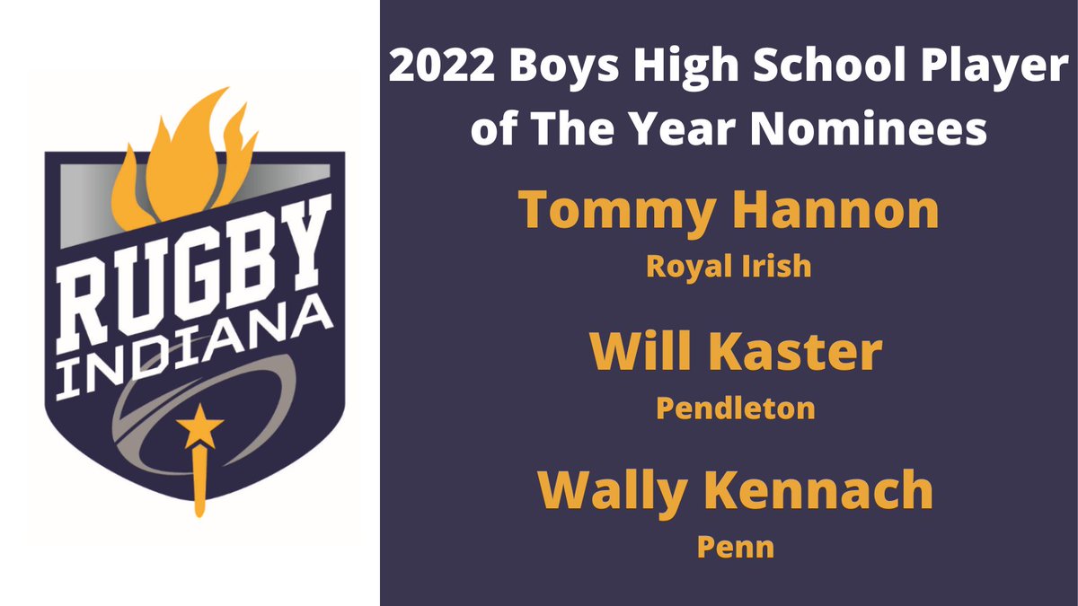 RugbyIndiana's tweet image. Congratulations to all the Boys High School Player of the Year Nominees. Nominees are selected for their performance on the rugby pitch, their contributions to their local community, representation of World Rugby and Rugby Indiana Values, and more...