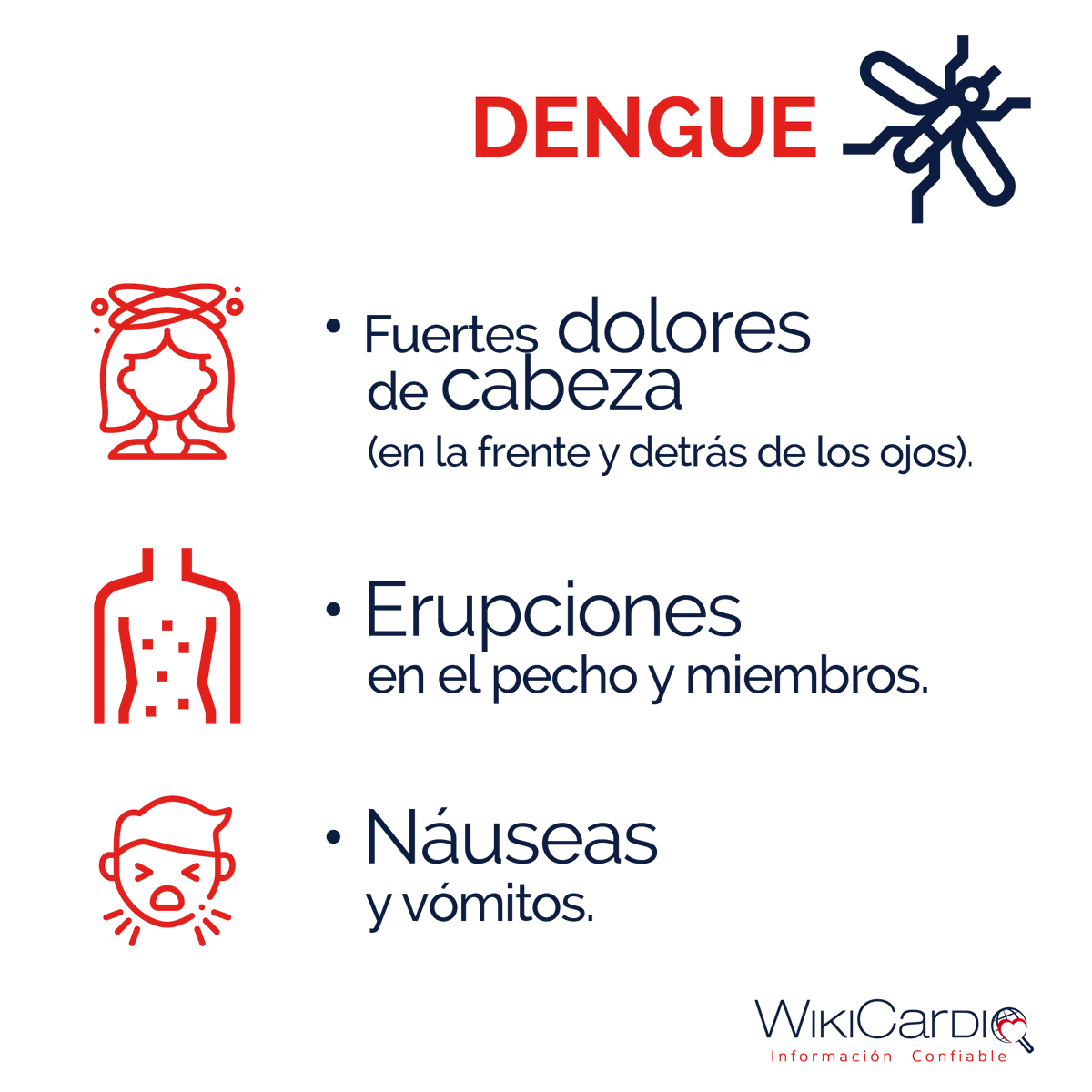 Wiki_Cardio's tweet photo. ¿Cuales son los síntomas? 
👉 Fiebre
👉 Dolores articulares y musculares
👉 Decaimiento general
👉 Dolores de cabeza
👉Erupciones
👉Náuseas

📌Acudíi al médico y no te automediques https://t.co/AqhpdXipW6