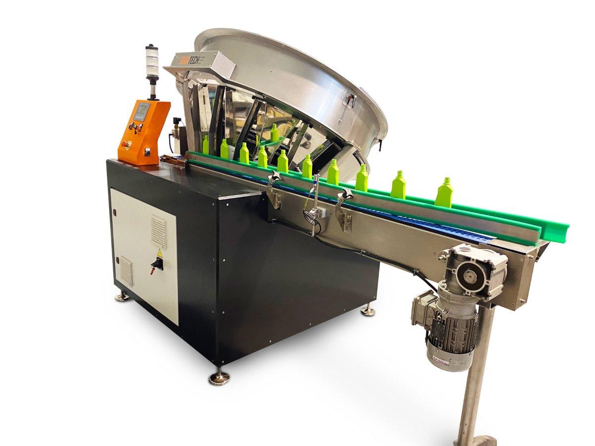 TRAKTECH_'s tweet photo. Visit us at the @AutoPack booth and know to live about our new CONTRAK Rotary Unscrambler, designed for productions ranging between 3,600 and 16,000 bottles per hour (BPH) 

More information 👉 https://t.co/CFZCoEfhYW

#Uncrambler #Packaging #PPMAshow #PPMA2022 https://t.co/zUzPelTPdB