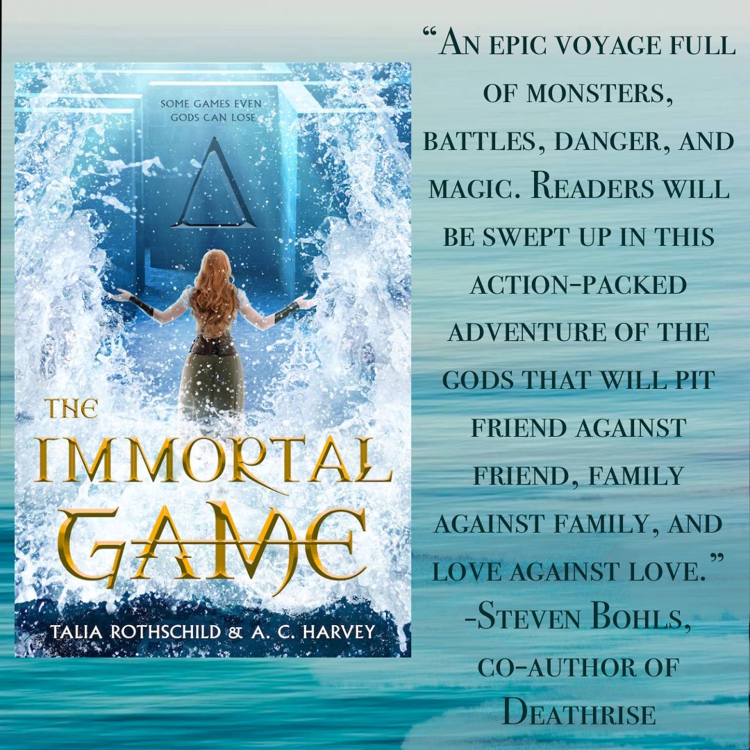 So grateful for this amazing review by <a href="/stevenbohls/">Steven Bohls</a> , the coauthor of LUX (working title was Deathrise!) with <a href="/BrandSanderson/">Brandon Sanderson</a>. 😍 #lux #theimmortalgame #ya #greekmythology #fiercereads #swoonreads #bookreview <a href="/TaliaRothschild/">Talia Rothschild</a>