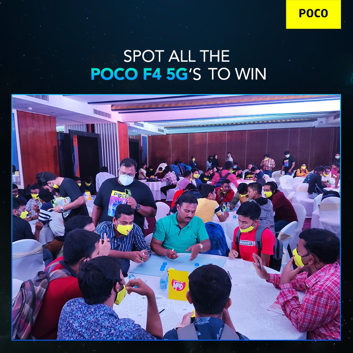 HimanshuT_CMF's tweet photo. The celebration of completing 4 years continues!

Here comes the 2️⃣nd one! 

Spot the #POCOF45G's in the picture, take a screenshot &amp; reply with hashtags #EverythingYouNeed &amp; #4YearsofPOCO 
4️⃣ days 
4️⃣ challenges 
1⃣ winner gets the #POCOF45G

Tag 4 friends, Y? Coz there are 4 📱 https://t.co/sPppx8FQSm
