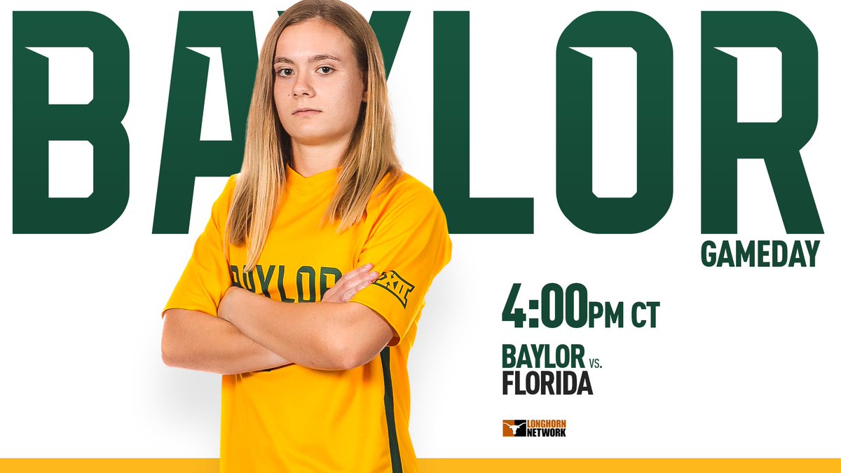 BaylorFutbol's tweet photo. 🗣️ 𝙄𝙏'𝙎 𝙂𝘼𝙈𝙀𝘿𝘼𝘼𝘼𝘼𝙔!!!

⏰ 4:00 p.m.  
🆚 Florida
📍 Austin, Texas
📺 https://t.co/YHUbAzYfwE
📊 https://t.co/sU0VHqGz9N

#SicEm 🐻 | #FaithFamilyFutbol ⚽️ https://t.co/DcbCavuBO0