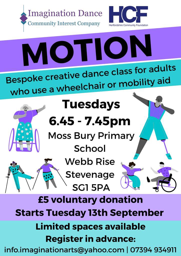 Check out our BRAND NEW class for adults who use a wheelchair or mobility aid! Starts 13th September - completely FREE TO ATTEND! 🤩 #stevenage #wheelchair #hertfordshire #wheelchairdance #wheelchairuser #stevenagewheelchairusers #disabilitydance #danceanddisability #danceforall