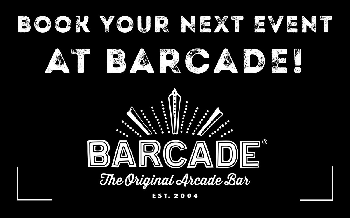 barcadenewark's tweet photo. Newark customers, please note: we're closed from 4pm-6pm today for a private event. We WILL be open after—until midnight! https://t.co/fSRlEJUZod