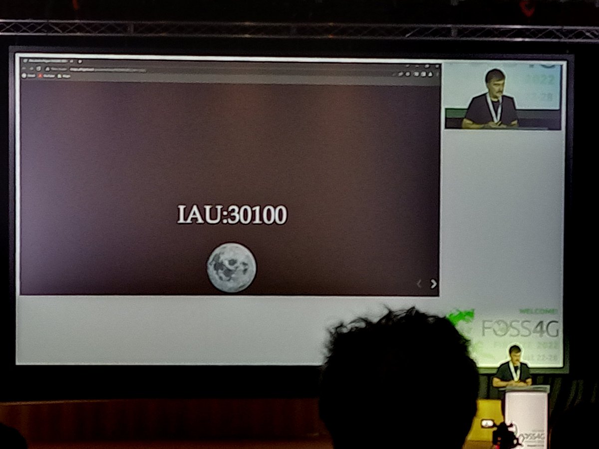 NickBearmanUK's tweet image. CRS codes for Mars and Moon, new this year! #FOSS4g2022