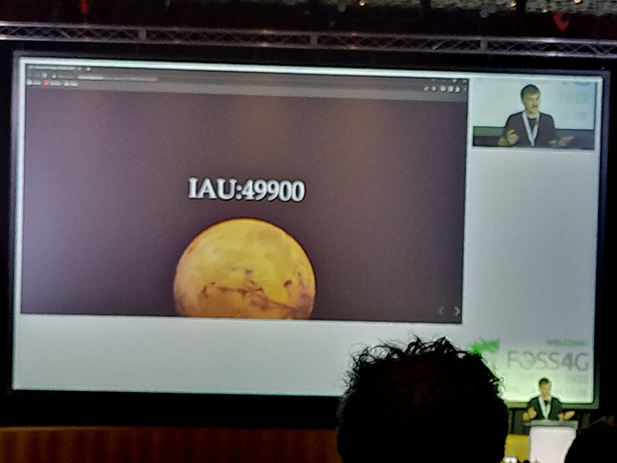 NickBearmanUK's tweet image. CRS codes for Mars and Moon, new this year! #FOSS4g2022