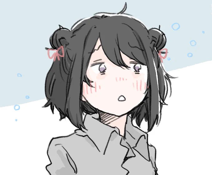 寝落ちしてた黒江ちゃん 