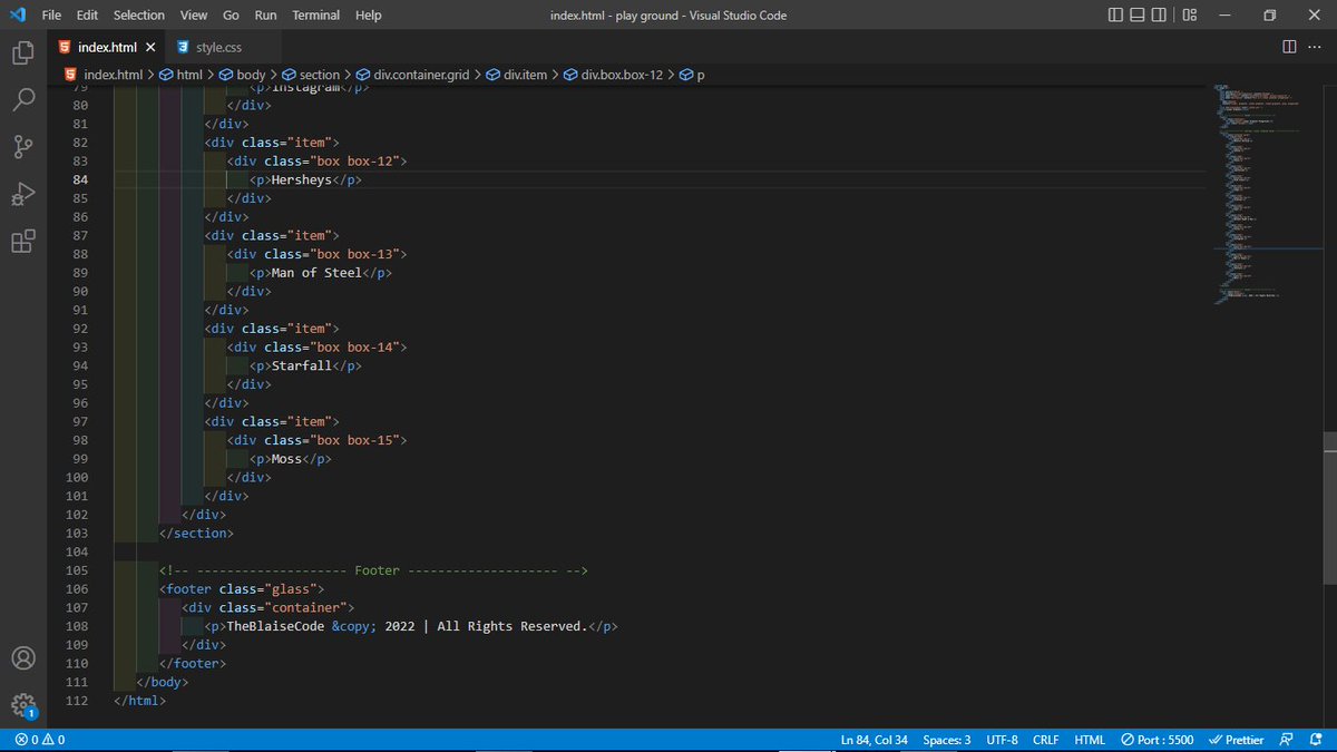 theblaisecode's tweet photo. Day 11
Progress Update + Gradients!!

So I just discovered gradients and I love it. Also, i learnt about :root scope and how to use Grid.

#100Devs  #womenintech #techtwitter #WomenWhoCode #webdevelopment #learnwithleon #SoftwareEngineer #HTML #CSS #catchupcrew #SoftwareDeveloper https://t.co/yoDkJzEj5i
