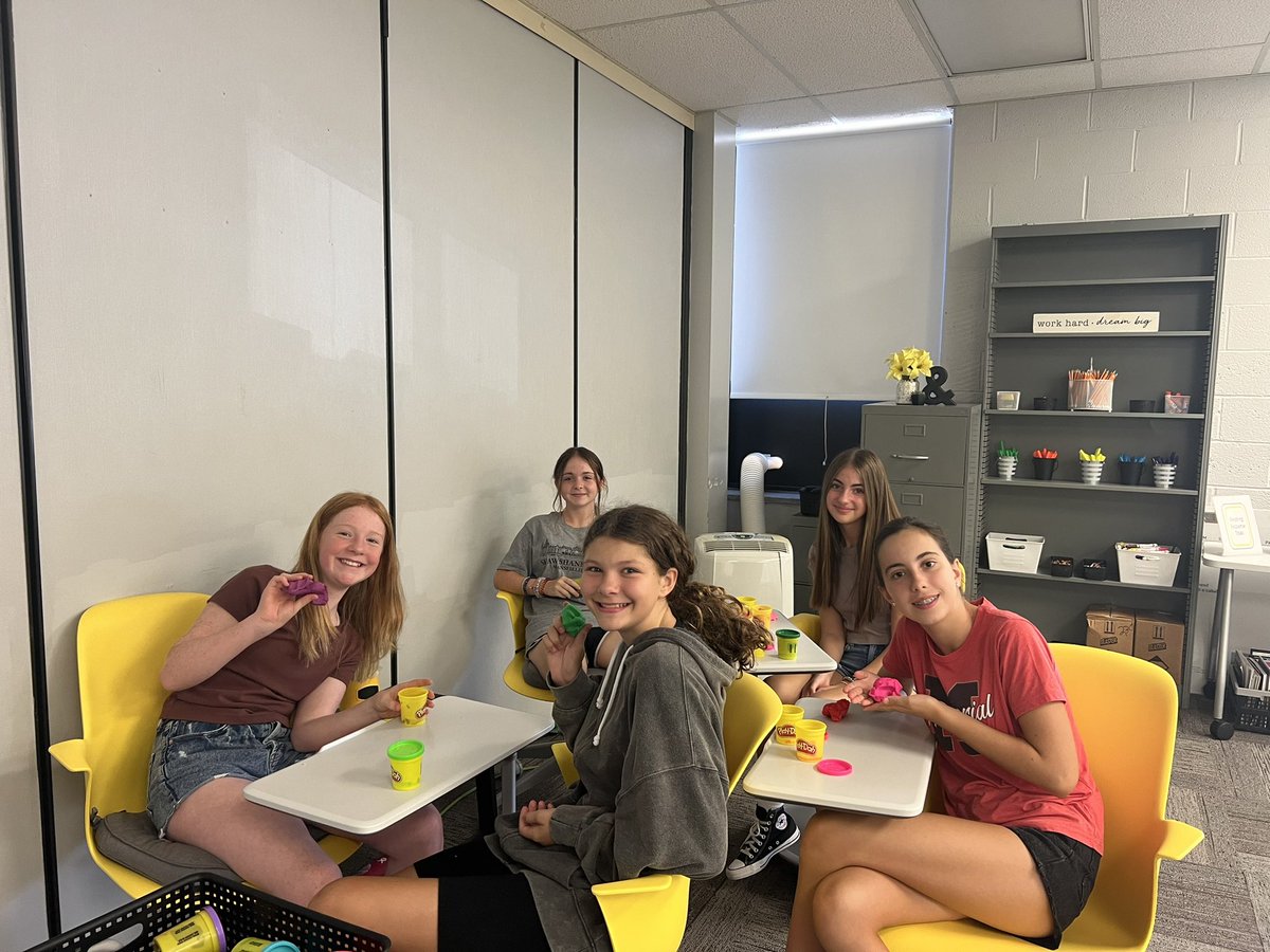 When we work hard, we get to play hard! #playdohisamiddleschoolfavorite