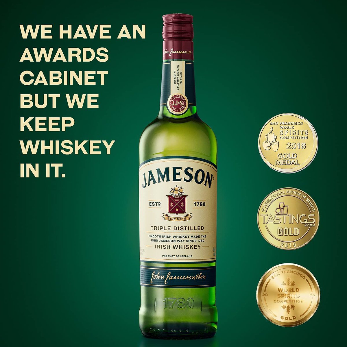 How does <a href="/jamesonwhiskey/">Jameson Whiskey</a> implement disruption? 

By having their serious whiskey brand not take itself too seriously, according to Deirdre Waldron, @TBWA_Dublin 

#iodiapi2022 #jameson