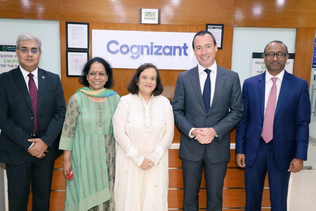 debjani ghosh (@debjani_ghosh_) on Twitter photo Great catching up with #BrianHumphries, CEO <a href="/Cognizant/">Cognizant</a> n <a href="/RNamb/">Rajesh Nambiar</a> Exciting to c Cognizant's increasing footprint in India, especially tier 2/ 3 cities. As Brian said, India is indeed at the heart of Cognizant. #ThinkDigitalThinkIndia
<a href="/sangeetagupta29/">Sangeeta Gupta</a> <a href="/GauravHazra1/">Gaurav Hazra</a> Great catching up with #BrianHumphries, CEO <a href="/Cognizant/">Cognizant</a> n <a href="/RNamb/">Rajesh Nambiar</a> Exciting to c Cognizant's increasing footprint in India, especially tier 2/ 3 cities. As Brian said, India is indeed at the heart of Cognizant. #ThinkDigitalThinkIndia
<a href="/sangeetagupta29/">Sangeeta Gupta</a> <a href="/GauravHazra1/">Gaurav Hazra</a>