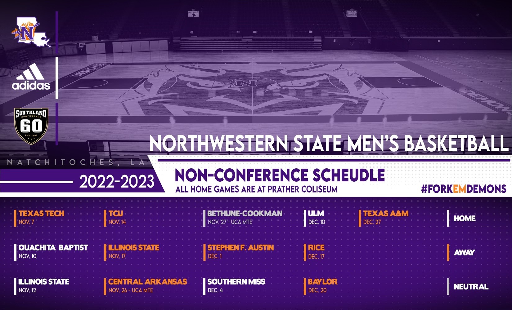 20222023 Dunkin' Dawgs Schedule
