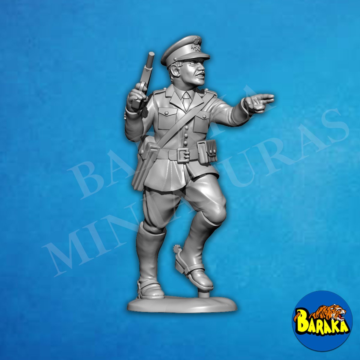 GamesBaraka's tweet photo. ¡¡Más cositas!! Ya tenemos listo el diseño de la miniatura exclusiva del Teniente Coronel Primo de Rivera. Consigue tu copia en: https://t.co/UWvJjxOuwr #WarGames #colonialwars #guerradelrif #regimientoalcantara https://t.co/1SbRQyLXd5