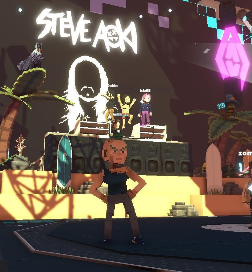 boogeiman2's tweet photo. @TheSandboxGame @steveaoki I just participated in the #SandboxAlphaS3Giveaway for a chance to win 500 SAND! On stage with Steve Aoki, check out my screenshot below!
👇 https://t.co/3XRopuZmBo