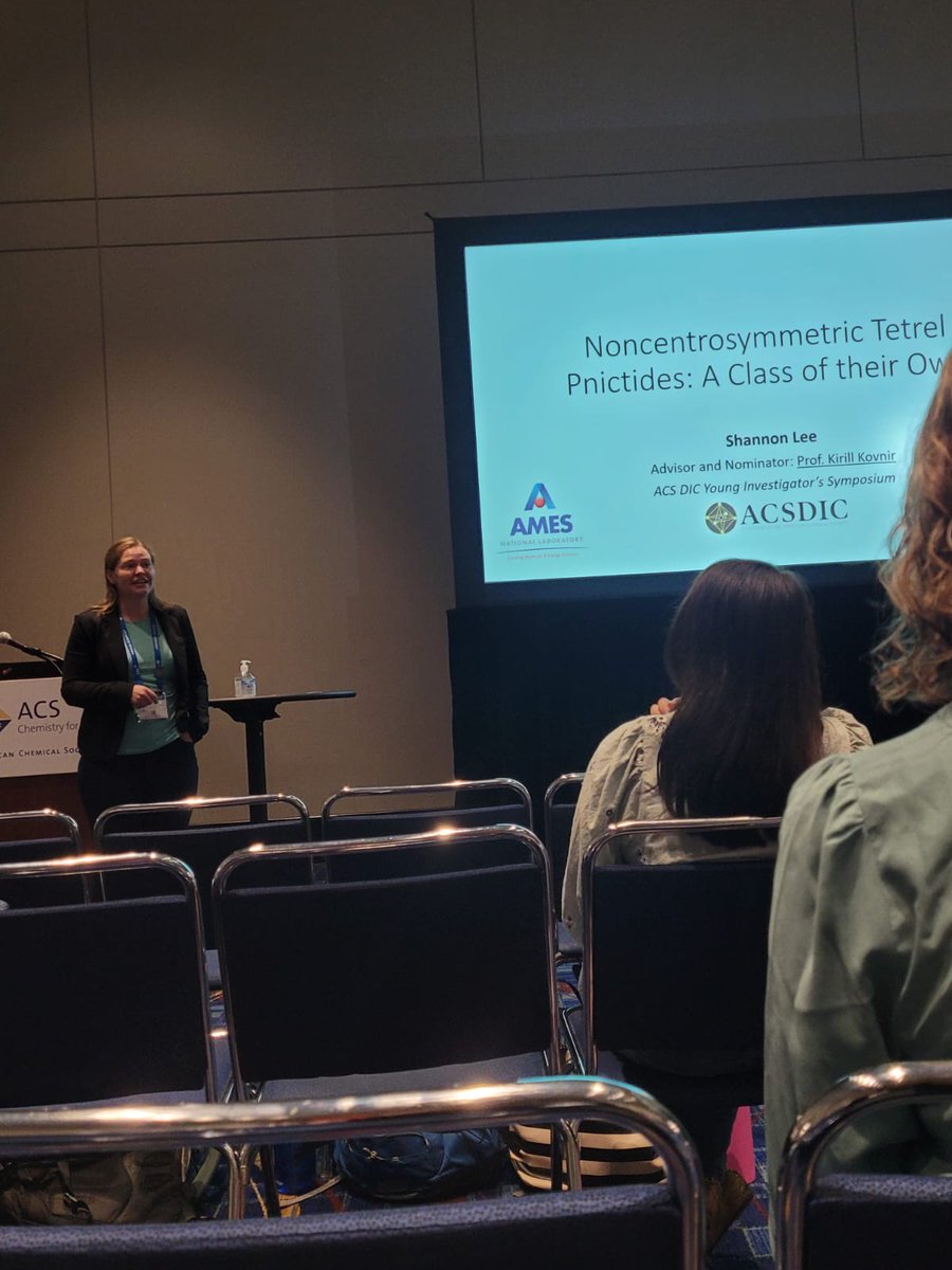Enjoyed my time at #ACSFall2022 as an invited young investigator. Thank you #ACSDIC and <a href="/KovnirLab/">Kirill Kovnir Lab</a> for this opportunity! Congrats to <a href="/ShrutiHariyani/">Shruti Hariyani</a> as well!