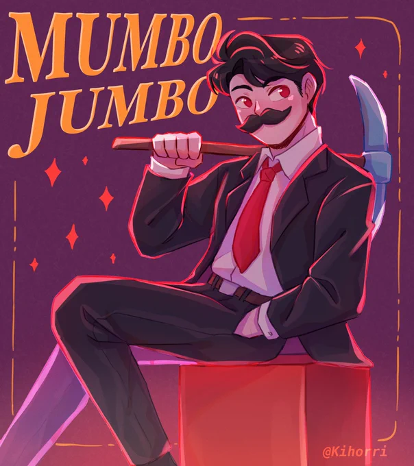 He solves problems on accident #mumbojumbofanart #hermittwt 