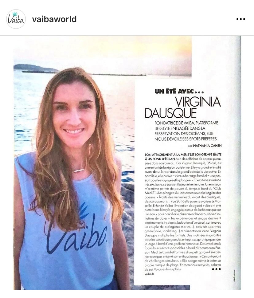 #NEWS- Virginia Dausque, fondatrice de la #startup <a href="/vaibaworld/">Vaïba</a> , issue de la promo PTI 2021, est dans le <a href="/ELLEfrance/">ELLE</a> !
<a href="/vaibaworld/">Vaïba</a> propose des séjours "Fun, share, protect" en septembre 2022 et quelques places sont encore disponibles !
+ d'infos : vaiba.fr