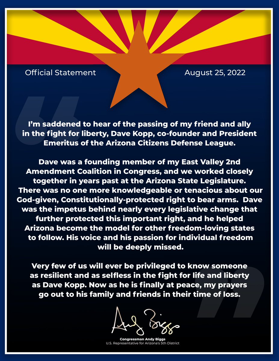 Rep Andy Biggs (@repandybiggsaz) on Twitter photo 