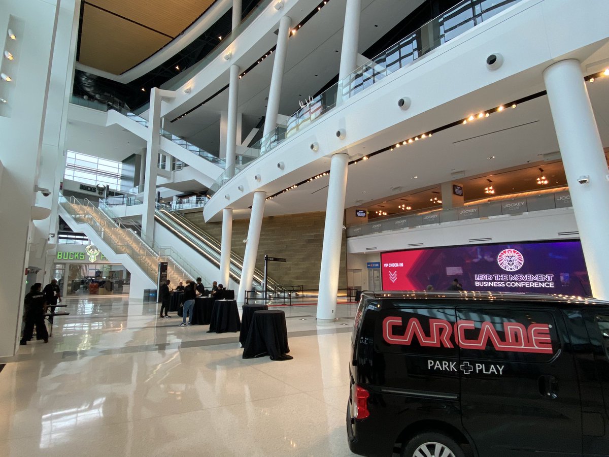 CARCADEgames's tweet photo. Guess where we get to #PARKandPLAY today!
Check out the #LeadTheMovement conference at @FiservForum presented by @FourevaMedia!
#ThanksForPlaying https://t.co/PPEY9aFQys