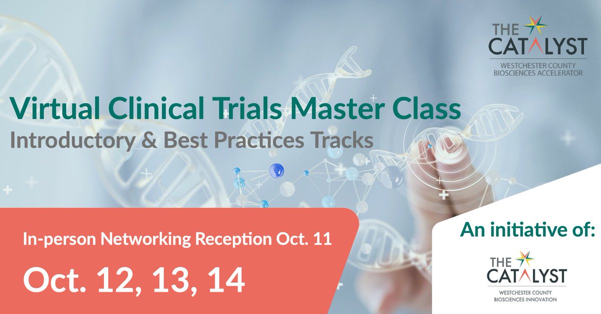 LifeSciencesNY (@lifesciny) on Twitter photo @MedTechAssoc members! Contact us for your discount code to save 15% off registration for this Clinical Trials Master Class! An exciting initiative of The Catalyst at <a href="/westchestergov/">Westchester Gov</a> @MedTechAssoc members! Contact us for your discount code to save 15% off registration for this Clinical Trials Master Class! An exciting initiative of The Catalyst at <a href="/westchestergov/">Westchester Gov</a>