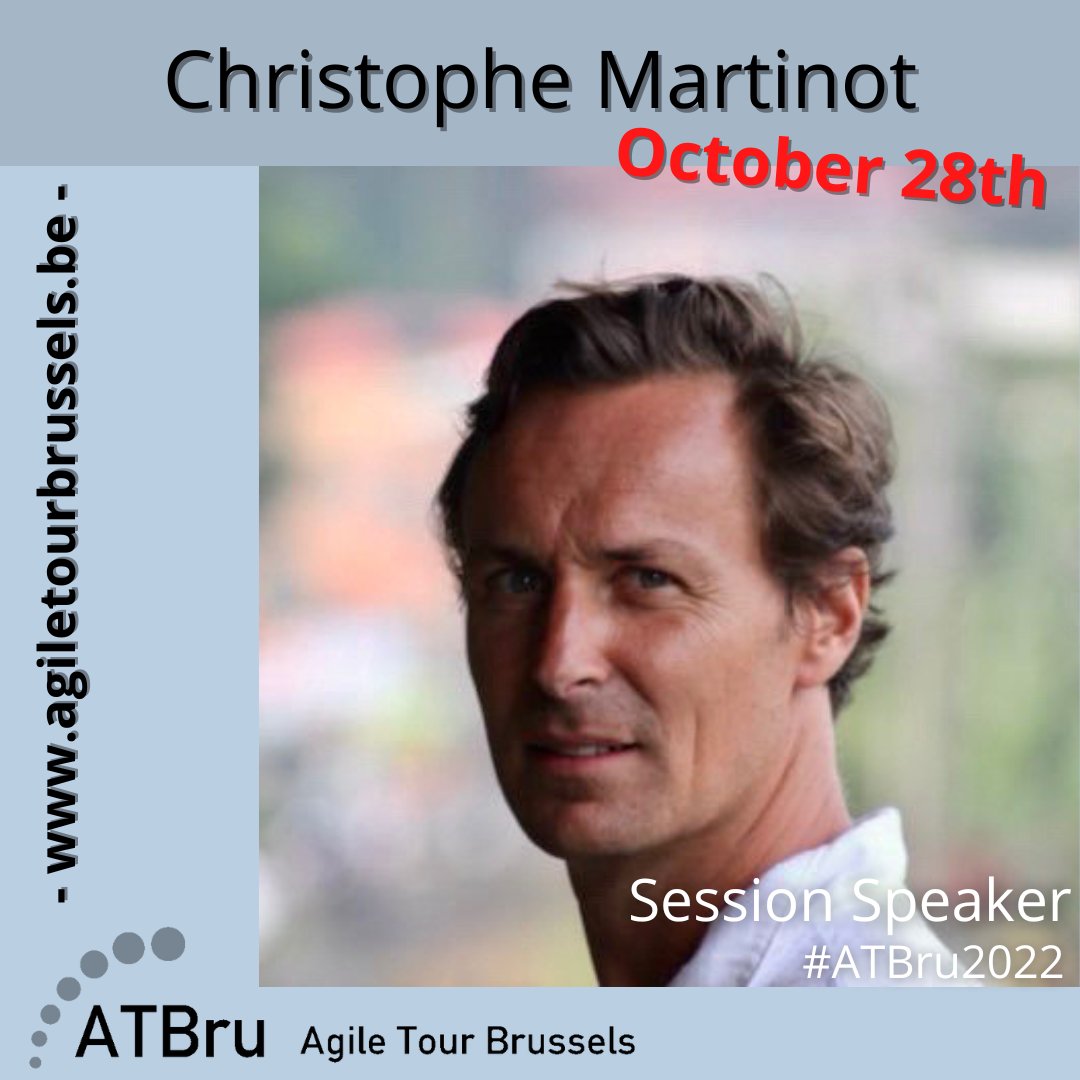 𝐁𝐮𝐬𝐢𝐧𝐞𝐬𝐬 𝐀𝐠𝐢𝐥𝐢𝐭𝐲, 𝐚 𝐟𝐚𝐧𝐭𝐚𝐬𝐲 𝐨𝐫 𝐚 𝐧𝐞𝐜𝐞𝐬𝐬𝐢𝐭𝐲?
We are proud to welcome Christophe Martinot to the #ATBru2022 to answer this question.
Join us to discover it.

📅 October 28th
🎟️ agiletourbrussels.be 🎟️

#agile #conference #brussels #business