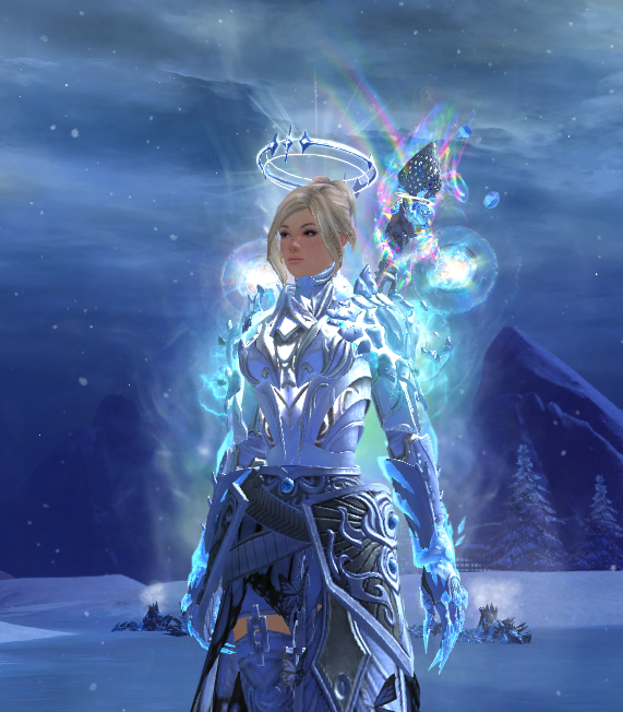 My main with the first legendary i ever crafted: Bifrost
#TenYearsOfGW2 #GW2Sweepstakes