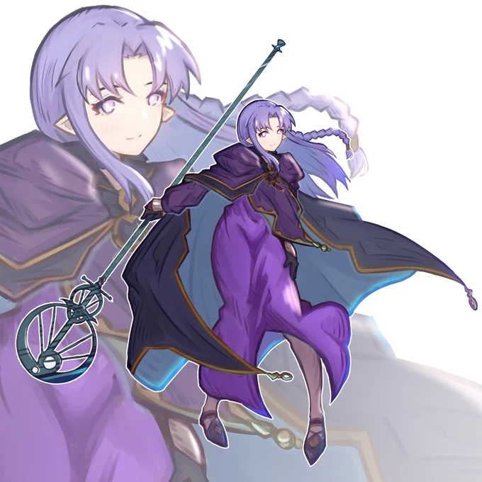skebで之さん()にFateのメディアさんを描いていただきました!めちゃくちゃ可愛い&amp;セクシーです!素敵なイラストありがとうございました! 