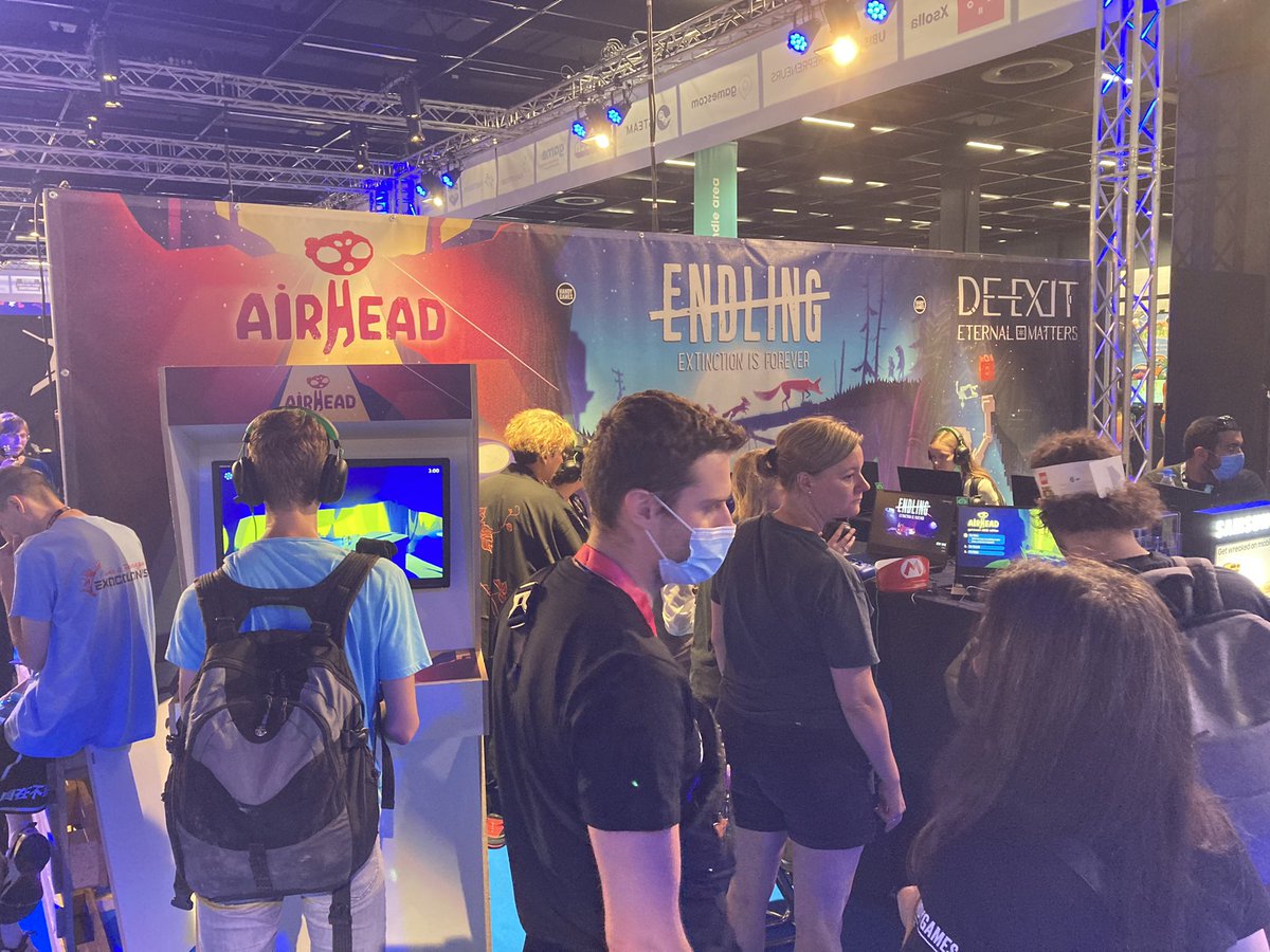The indie area at #gamescom2022 is great, and a few Danish games as well