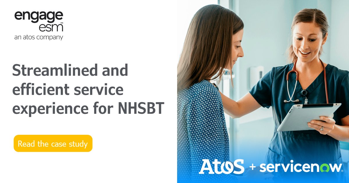 EngageESM's tweet photo. 👀 [#casestudy] NHS Blood and Transplant uses #ServiceNow to improve the overall service for patients. Discover more details in our case study: https://t.co/PgwijBdUWt @ServiceNowUKI #patientcare #NHSBT #servicenow #ITSM https://t.co/9D86QDiuIq