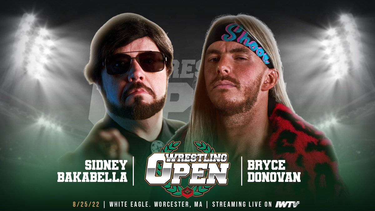 WrestlingOpen's tweet photo. ⚠️TONIGHT! TONIGHT!⚠️
All of this and so much more including the Miracle Generation Eliminator Cup celebration!
It’s LIVE on IWTV at 8 PM EST or join us in Worcester at the White Eagle for only $10 at the door!
#WrestlingOpen https://t.co/IVSAj2wwAI