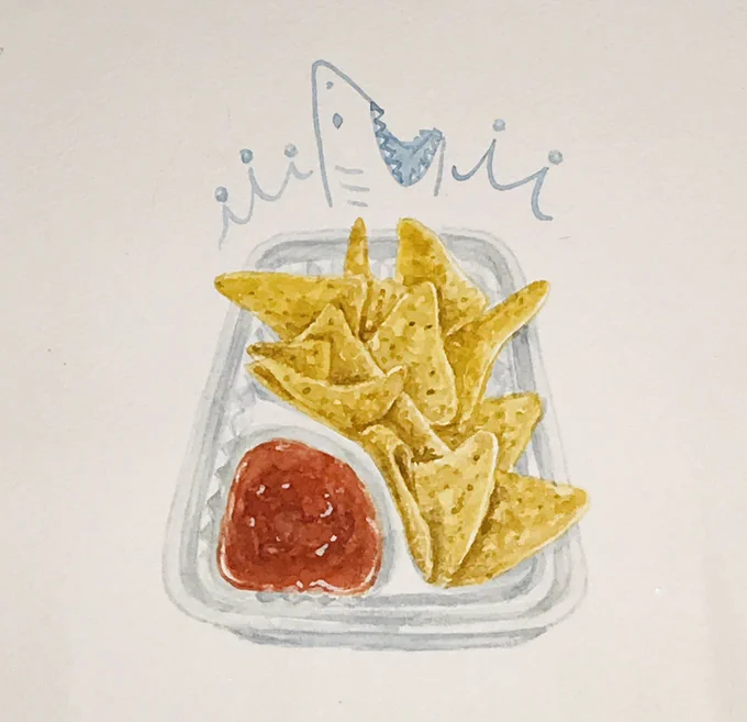 昔描いたナチョス見て(メグザモンスター見た時だわね) 