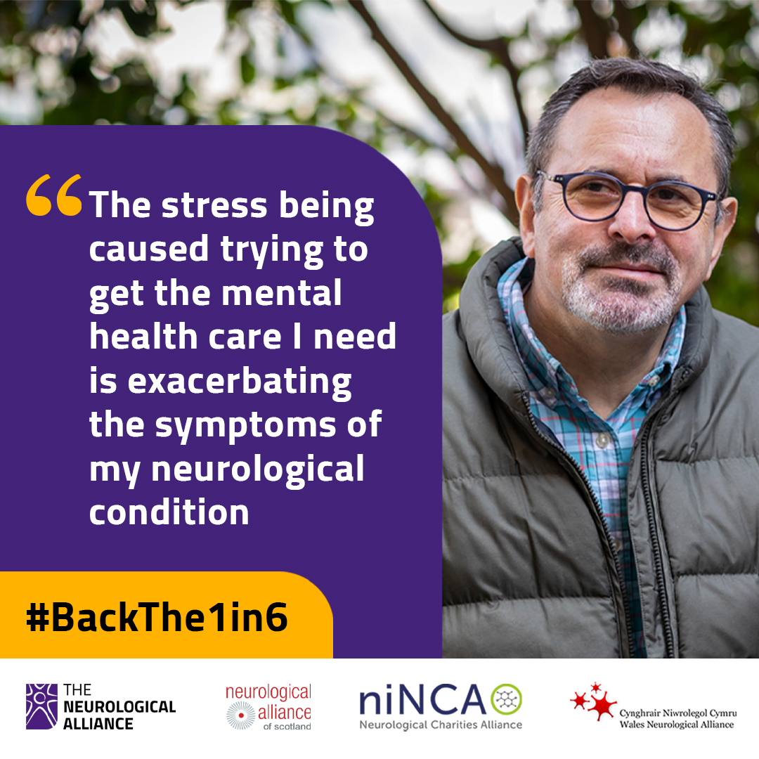 Most people with a neuro condition are unable to access the mental wellbeing support they need. 40% of #MyNeuroSurvey respondents reported their mental wellbeing needs are not being met at all. This must change. Sign our petition now tinyurl.com/BackThe1in6 #BackThe1in6