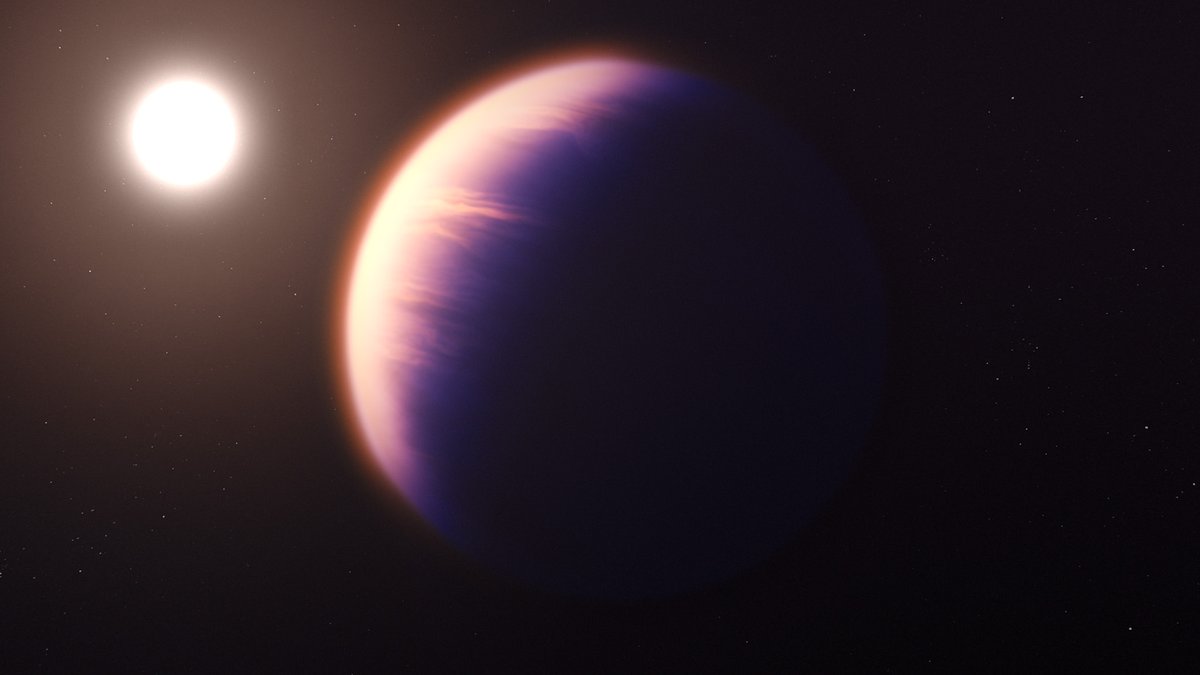 warwicknewsroom's tweet photo. The #JWST has detected carbon dioxide in a planetary atmosphere beyond our solar system. International scientists &amp; researchers involved include our very own @warwickuni @WarwickAstro PhD student @evi_ahrer &amp; Prof @peterwheatley. #Physics #Nasa  ➡️https://t.co/LAHPPHMtfb https://t.co/gEvhtwzSYx