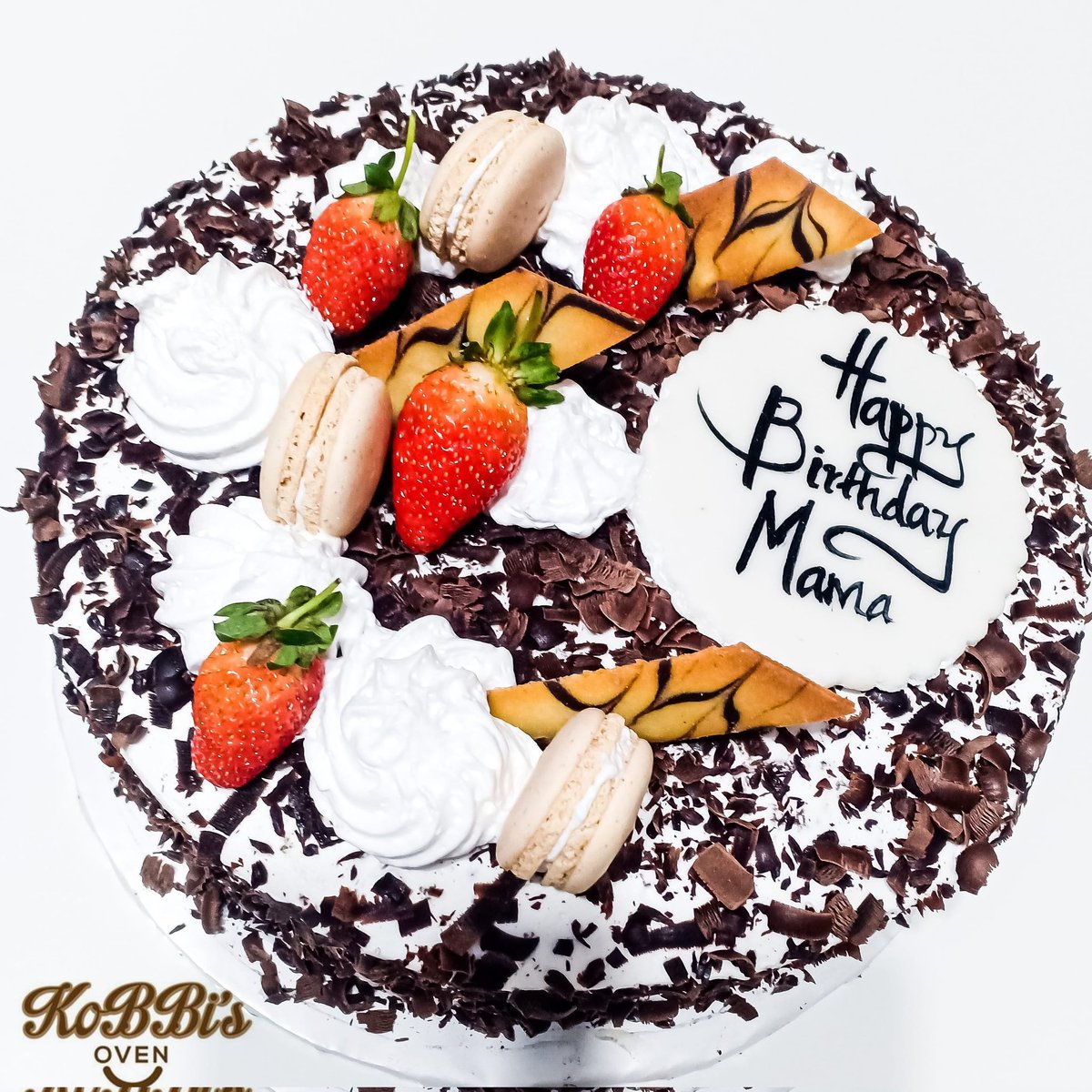 KoBBisOven's tweet photo. Some cakes are simple but special.
Like this one for our founder .
#blackforestcake #genoise #birthdaycake #cake #genoisecake #blackforest#madebyorder #chocolatecake https://t.co/bwIcx6Gzvl