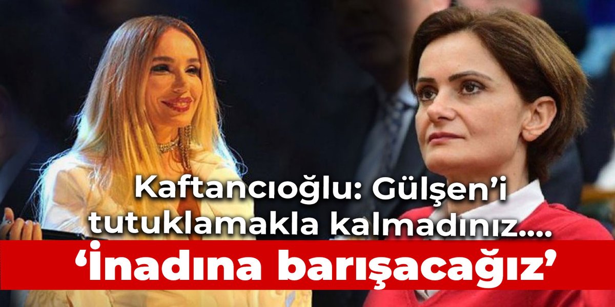 Canan Kaftancıoğlu'ndan vurgulu destek mesajı: Gülşen’i tutuklamakla kalmadınız... 
halktv.com.tr/gundem/kaftanc…