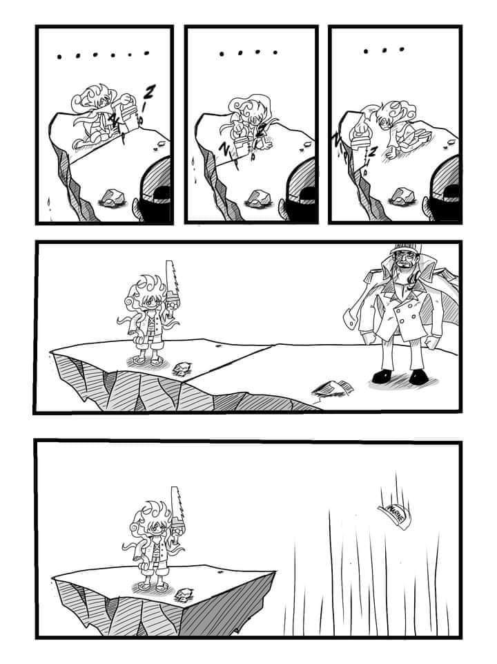TioJimbe's tweet photo. Si la pelea de Luffy contra Akainu no es así, dropeo One piece. https://t.co/m6CXXFZekC