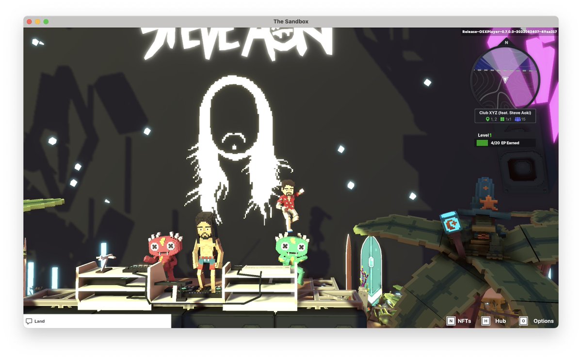 howrocana's tweet photo. @TheSandboxGame @steveaoki I just participated in the #SandboxAlphaS3Giveaway for a chance to win 500 SAND! On stage with Steve Aoki, check out my screenshot below!
👇 https://t.co/mEJccsspzS