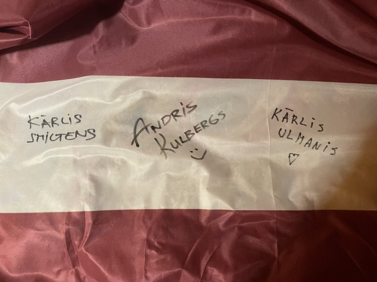 Gājiena karogs šodien goda vietā 🥂🍾 <a href="/Gircha/">Ģirts Kalniņš</a> <a href="/Resetins/">Intars Rešetins-Pētersons 🇱🇻🇵🇱🇪🇪🇱🇹🇺🇦🕊</a> <a href="/RalfsEilands/">Ralfs Eilands</a> <a href="/ulmens1/">Kārlis Ulmanis</a> <a href="/smiltens/">Karlis Smiltens</a> <a href="/AndrisKulbergs/">Andris Kulbergs (Apvienotais Saraksts) 🇺🇦🇱🇻</a> <a href="/IevaLigaD/">IevaLiga</a> <a href="/Glokalizacija/">Inga Belousa</a> Priekā!!!
Paldies visiem, kad atnāca un atbalstīja!!! 🇱🇻🇱🇻🇱🇻